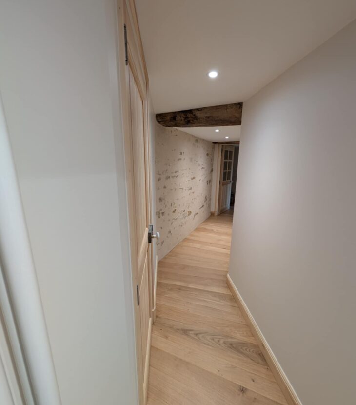 Repenser un couloir, du support à la couleur — chantier Aspect D’CO