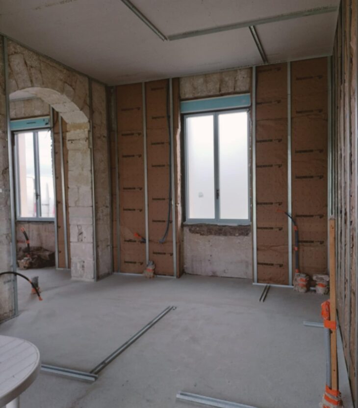 Isolation – Placo chantier
